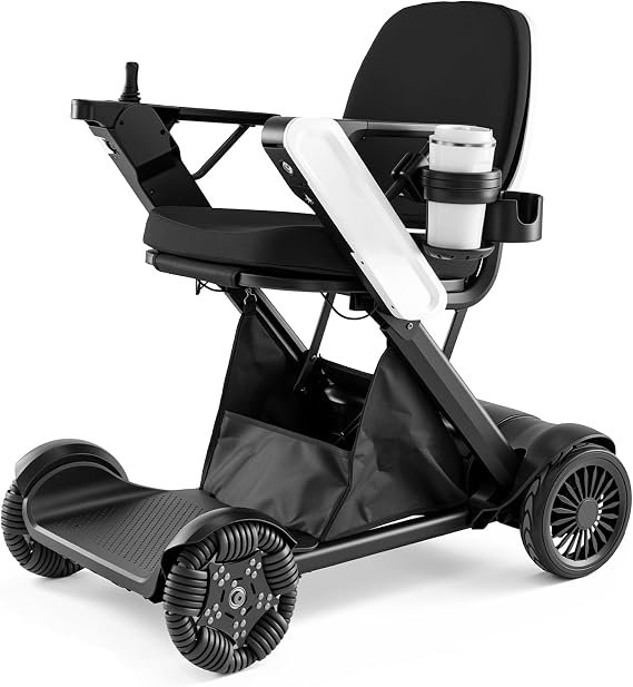 auto folding electric wheelchair, phone remote control, 35lbs ultra lightweight, touch activated bright front light, powered mobility chair for adults seniors with ergonomic memory foam cushion auto folding electric wheelchair, phone remote control, 35lbs ultra lightweight, touch activated bright front light, powered mobility chair for adults seniors with ergonomic memory foam cushion