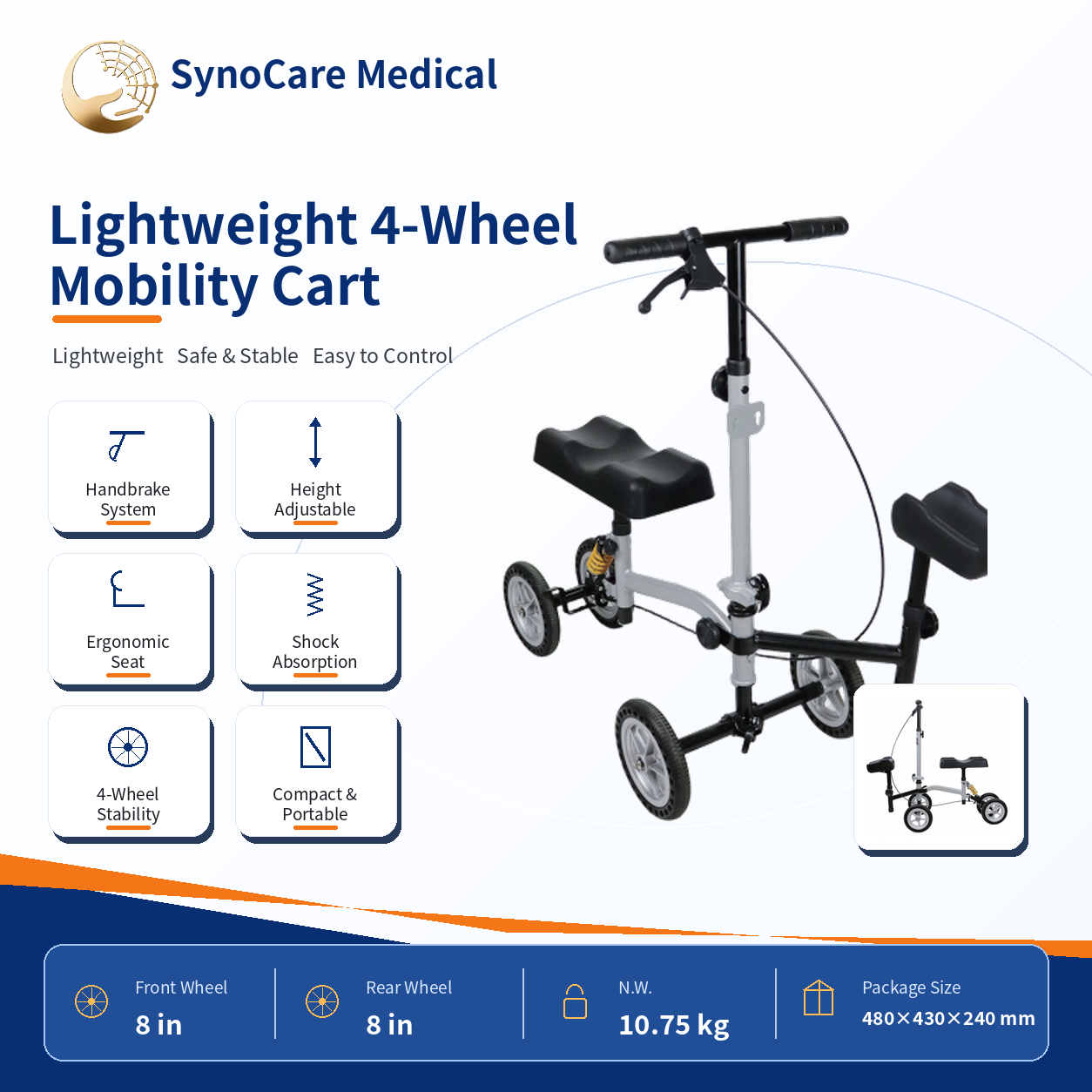 zk s010 four wheel knee walker with adjustable seat and handlebar zk s010 four wheel knee walker with adjustable seat and handlebar