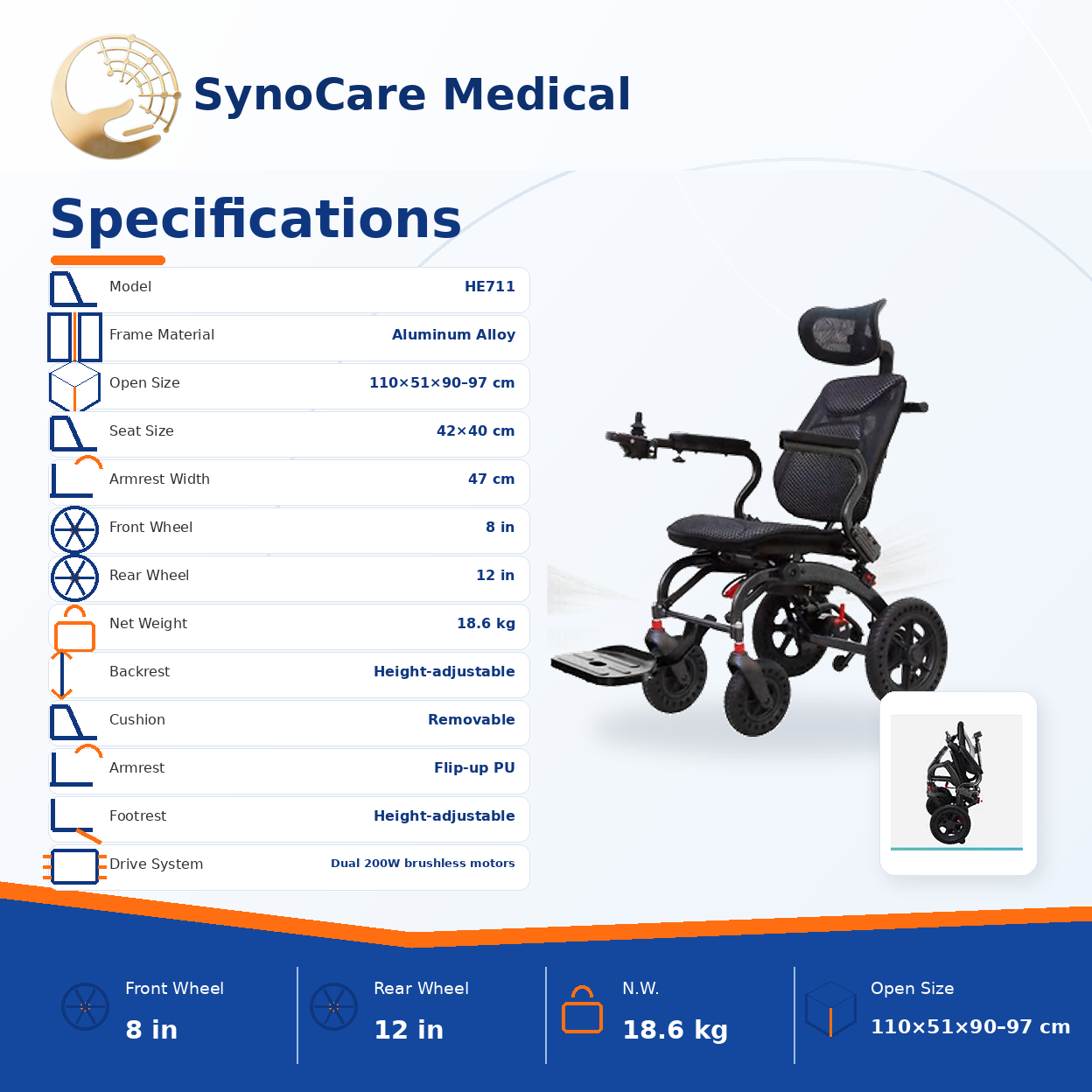 he711 lightweight folding electric wheelchair with adjustable backrest he711 lightweight folding electric wheelchair with adjustable backrest