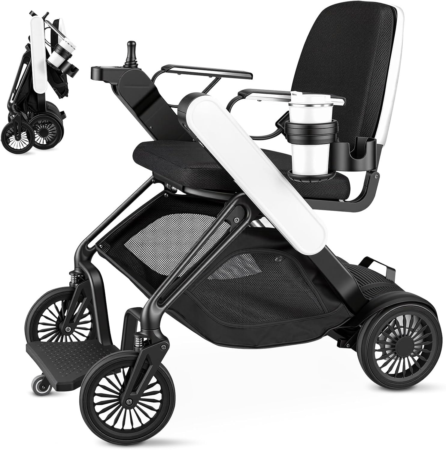 auto folding electric wheelchair, phone remote control, 35lbs ultra lightweight, touch activated bright front light, powered mobility chair for adults seniors with ergonomic memory foam cushion auto folding electric wheelchair, phone remote control, 35lbs ultra lightweight, touch activated bright front light, powered mobility chair for adults seniors with ergonomic memory foam cushion