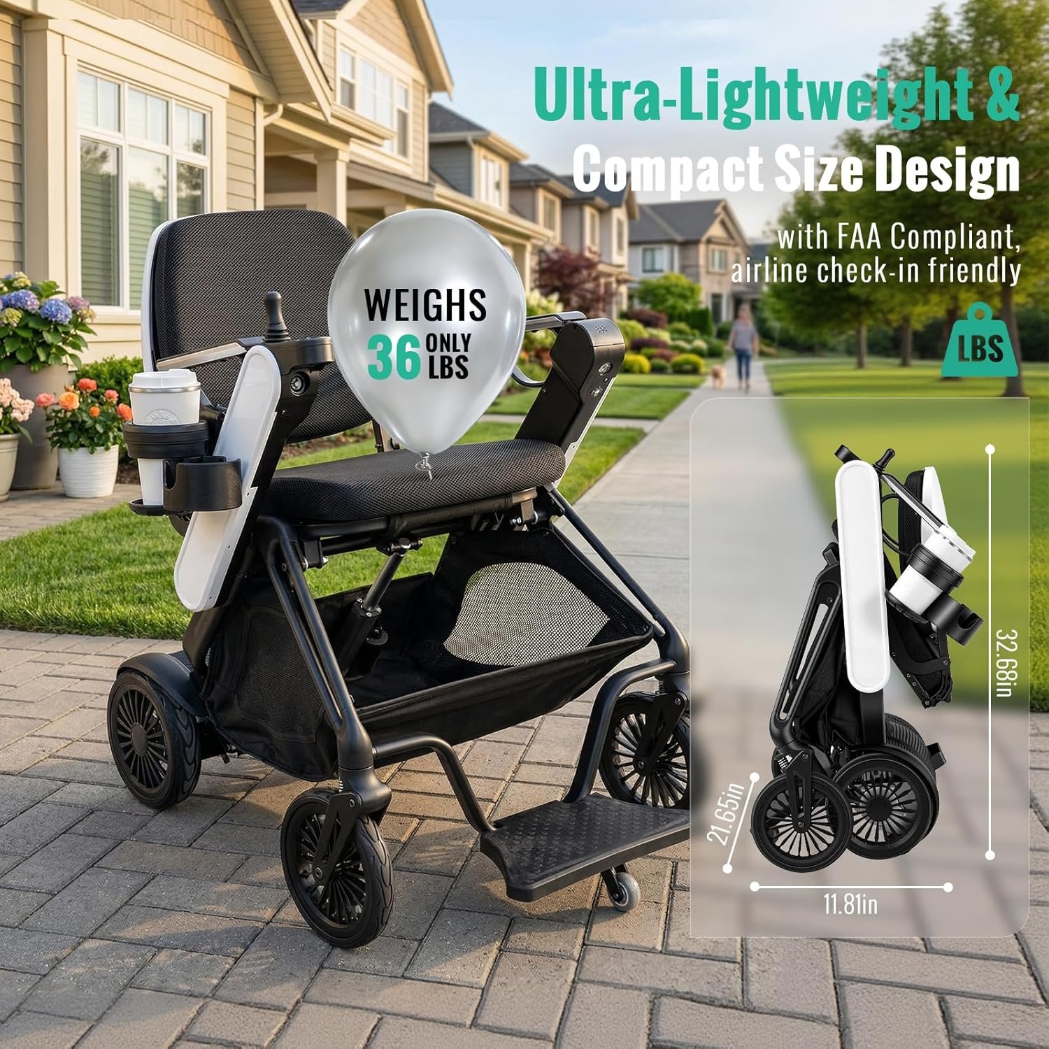 auto folding electric wheelchair, phone remote control, 35lbs ultra lightweight, touch activated bright front light, powered mobility chair for adults seniors with ergonomic memory foam cushion auto folding electric wheelchair, phone remote control, 35lbs ultra lightweight, touch activated bright front light, powered mobility chair for adults seniors with ergonomic memory foam cushion