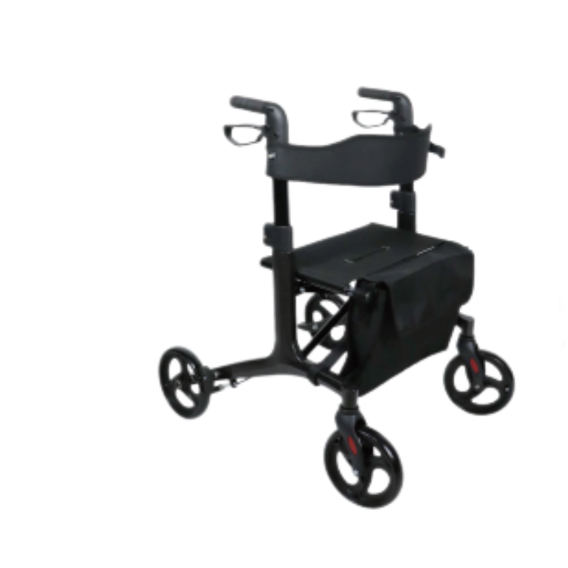 zk s008 carbon fiber rollator walker with seat and adjustable handles zk s008 carbon fiber rollator walker with seat and adjustable handles