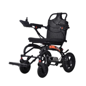he708 folding electric wheelchair with electronic brakes and dual 250w motors
