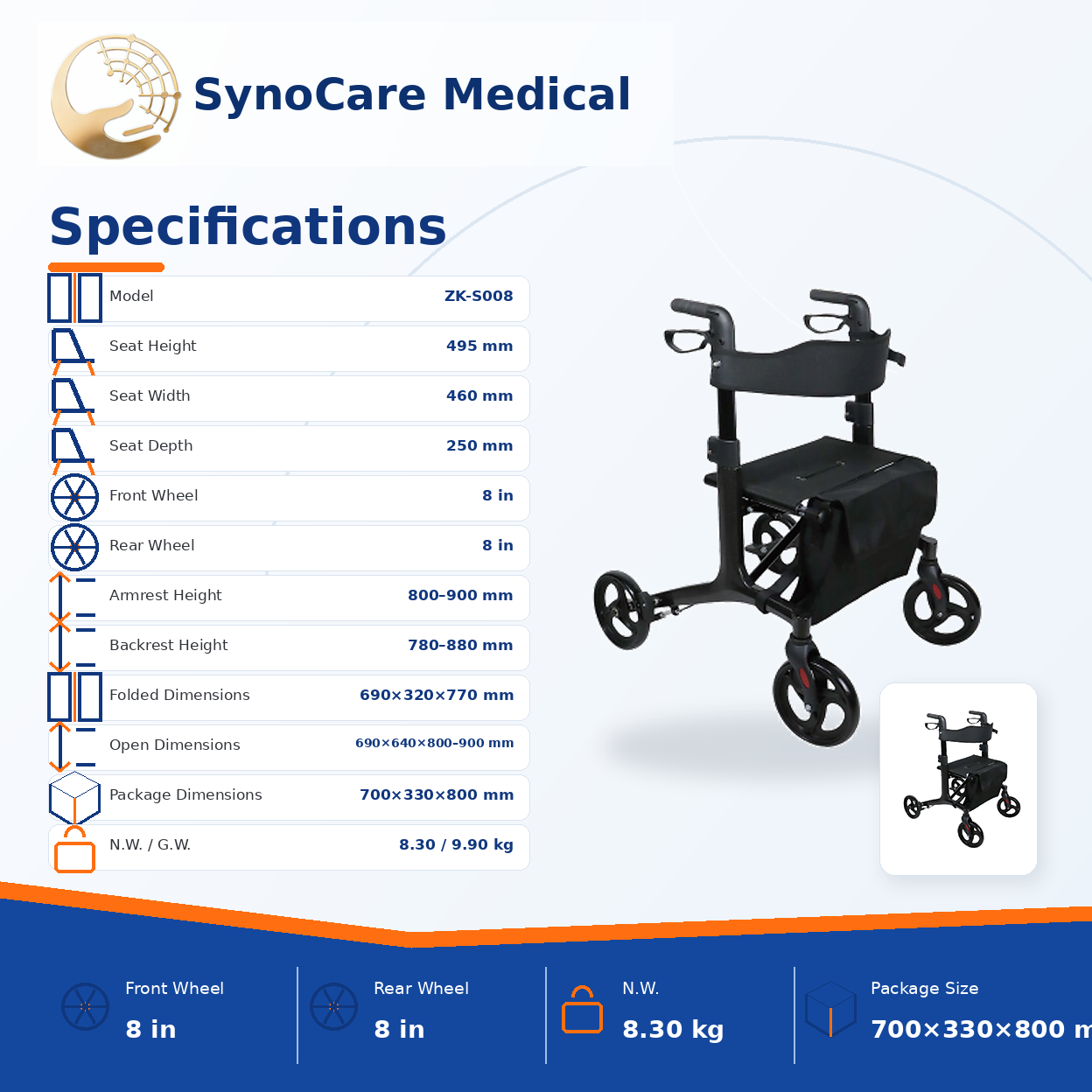 zk s008 carbon fiber rollator walker with seat and adjustable handles zk s008 carbon fiber rollator walker with seat and adjustable handles
