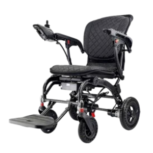 he712 lightweight folding electric wheelchair with optional headrest