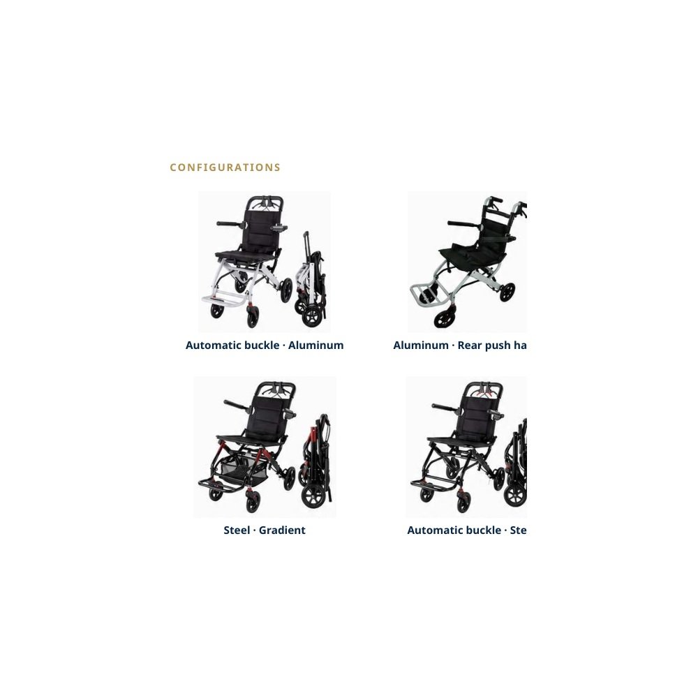 FeatherLite Z018 Lightweight Folding Wheelchair